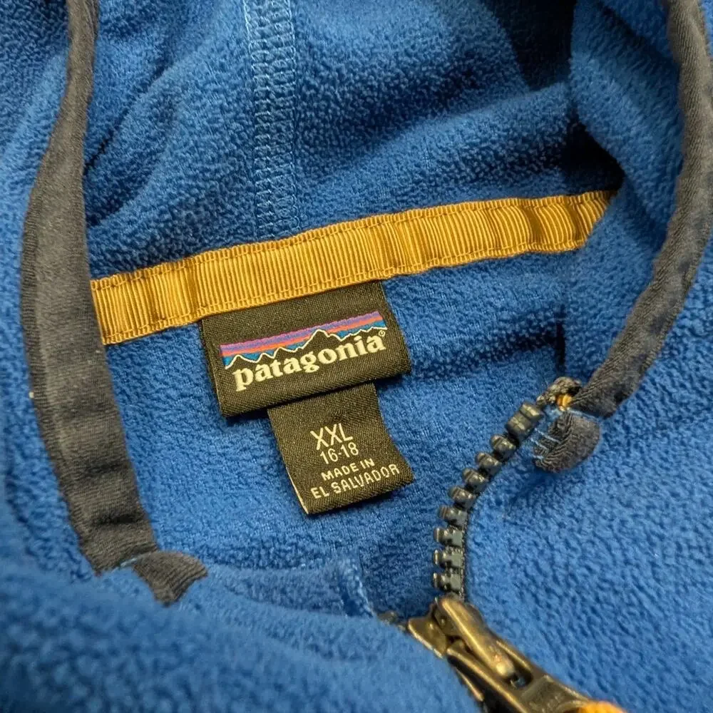 Y2K Youth Patagonia Full Zip Block Colored Fleece Jacket